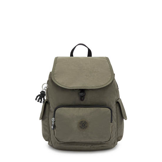 Kipling City Pack Small Ryggsekk Grønn | NO 1707UZ